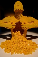  Yellow, Art of the Brick at Discovery Times Square