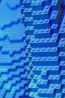  Swimmer, Art of the Brick at Discovery Times Square