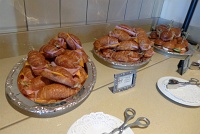  Ham & cheese croissants, Universal Studios Hollywood VIP Lounge