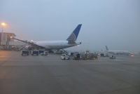  Foggy morning, IAH
