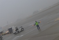  Foggy morning, IAH