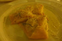  Goat Cheese Tortelloni with Dried Orange and Wild Fennel Pollen