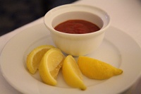  Bellagio room service: Cocktail sauce