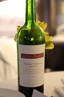  Bellagio room service: Louis M Martini Cabernet Sauvignon 2010