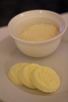  Bellagio room service: Grated parmesan cheese and butter