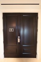  Room door with security camera