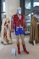  Red, white and blue hot pants ensemble