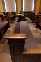  Court room in which nationally broadcast Kefauver Committee hearings took place in 1950s.