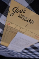  Ticket at Joe's Stone Crab, Miami Beach