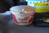  Strawberry Greek Yogurt, United First Class Breakfast