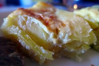  Escalloped Potatoes, United First Class Breakfast