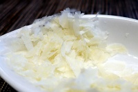  Shaved parmigiano cheese at Piccola Cucina Osteria, Downtown Manhattan
