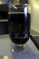 House Red Wine, United First Class Dinner