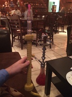  Hookah pipe at Pharaohs Hookah Cafe