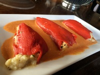  Piquililo Peppers Stuffed with a Cod Bechamel at Rioja