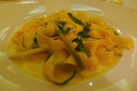  Tagliatelle with Ramps and Luigi Guffanti Butter, B&B Ristorante