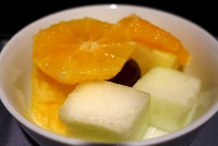  Fruit Salad, United Airlines First Class