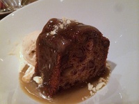  Toffee Date Cake at Cafe Vino, Fort Collins, CO