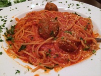  Spaghetti con Polpette at Bacco, Fort Collins, CO