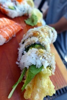  Tempura shrimp roll at Jeju Sushi and Japanese Restaurant, Downtown Fort Collins, CO
