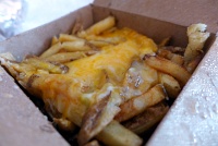  Green Chile Chili Cheese Fries from Good Times Burgers & Frozen Custard, Denver, CO
