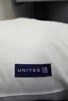  BusinessFirst pillow, United 787-8 Dreamliner