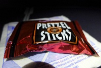  Pretzel sticks, United 787-8 Dreamliner