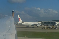  Air China 777-300, Houston Bush Intercontinental Airport