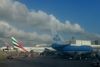  KLM 747-400, Houston Bush Intercontinental Airport