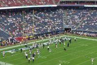 P1150157  Texans, Pre-game warmups