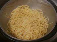 P1030019  Drain the pasta