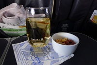  White wine with warm nuts